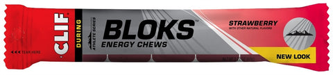 CLIF Shot Bloks Energy Chews for Active Sports - Strawberry